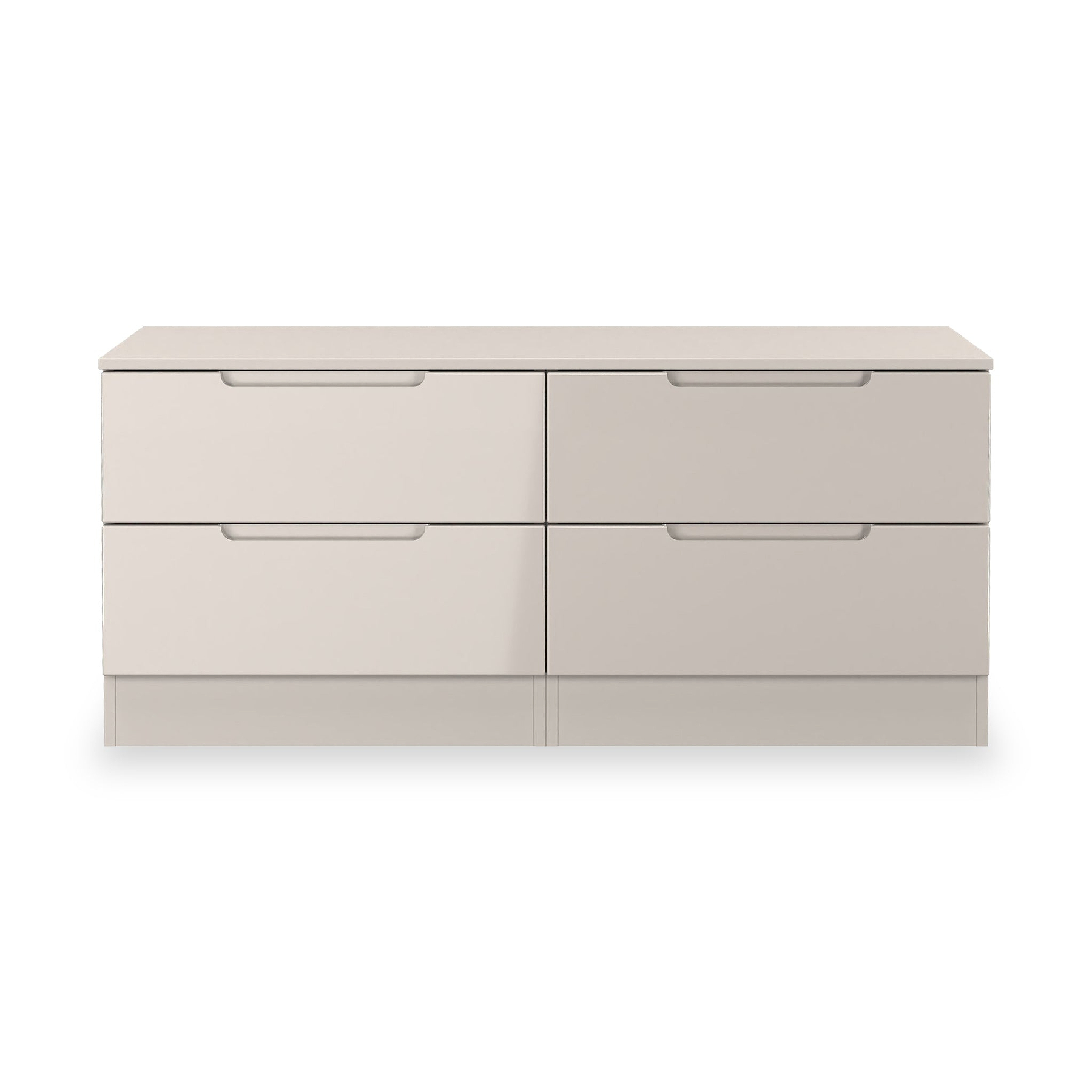 Henshaw Cashmere 4 Drawer Low Chest from Roseland Furniture