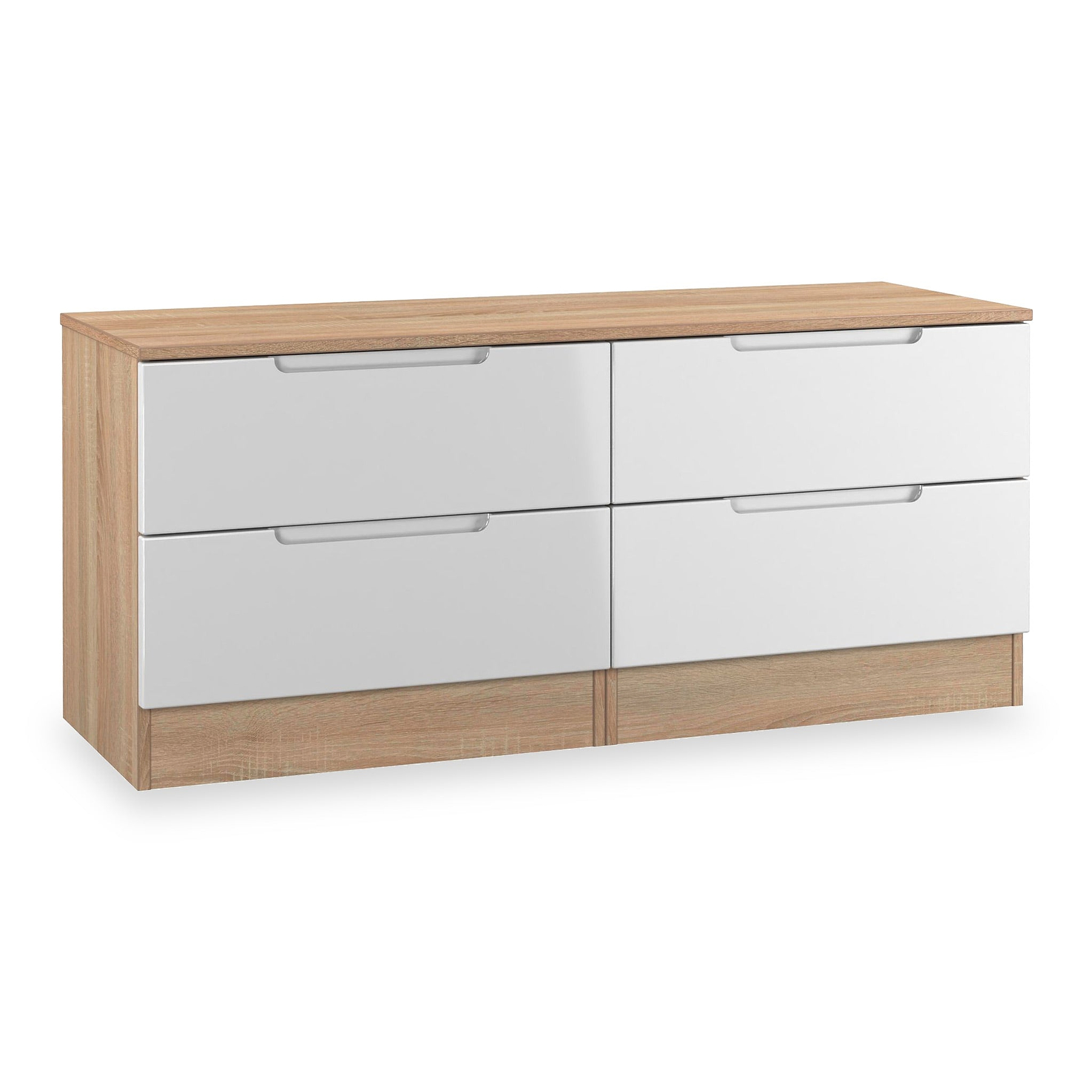 Henshaw 4 Drawer Bed Box White Oak from Roseland Furniture