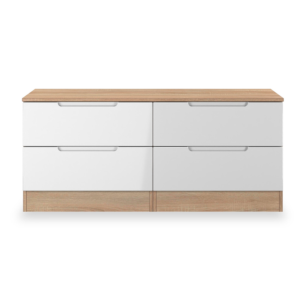 Henshaw 4 Drawer Bed Box White Oak from Roseland Furniture