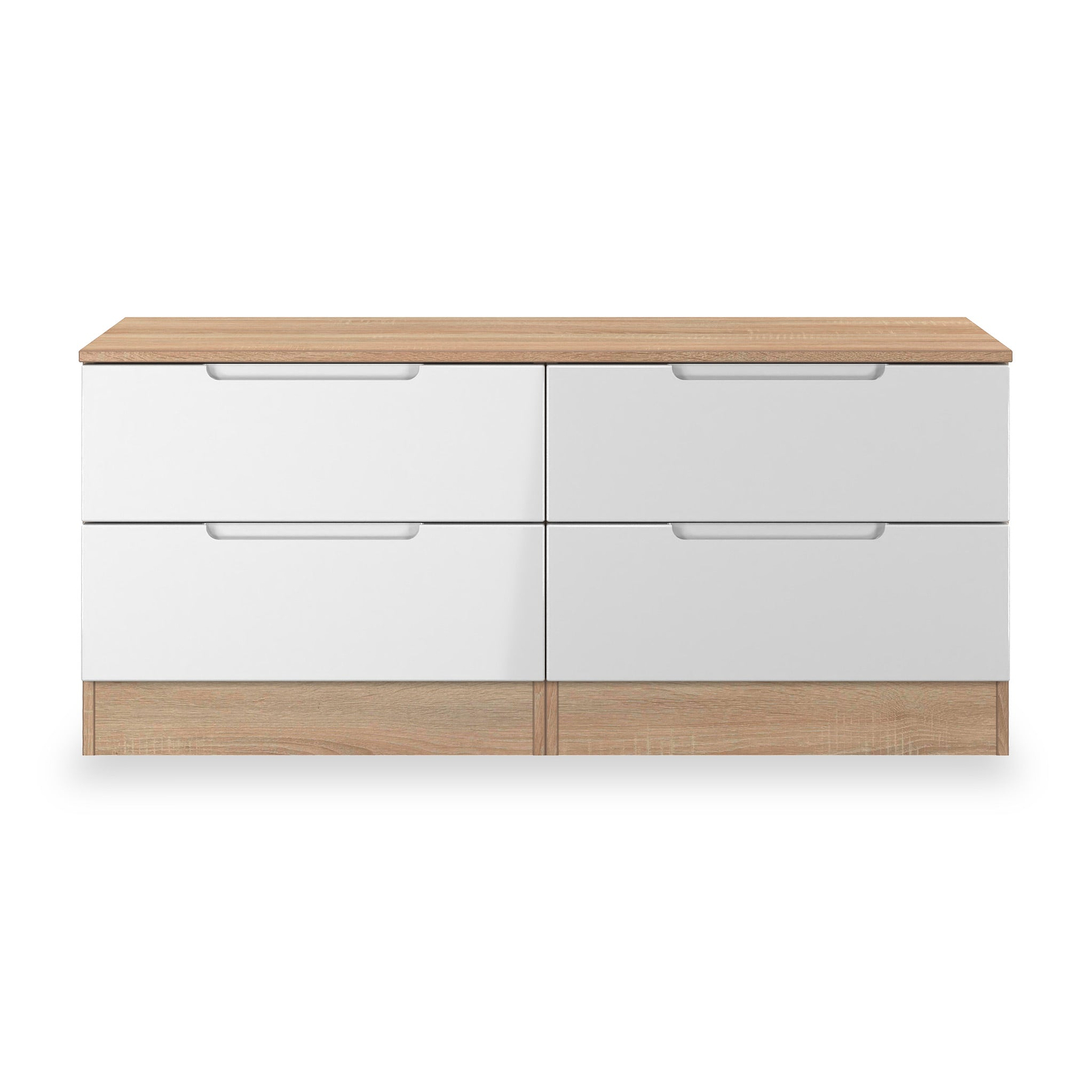 Henshaw 4 Drawer Bed Box White Oak from Roseland Furniture