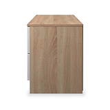 Henshaw 4 Drawer Bed Box White Oak from Roseland Furniture