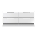 Henshaw 4 Drawer Bed Box White from Roseland Furniture