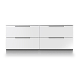Henshaw 4 Drawer Bed Box White from Roseland Furniture