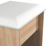 Henshaw Dressing Table Stool White Oak from Roseland Furniture