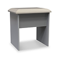 Henshaw Dressing Table Stool Dusk Grey from Roseland Furniture