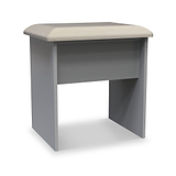 Henshaw Dressing Table Stool Dusk Grey from Roseland Furniture