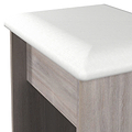 Henshaw Grey Oak Dressing Table Stool from Roseland Furniture