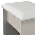 Henshaw Cashmere Dressing Table Stool from Roseland Furniture