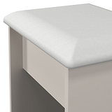 Henshaw Cashmere Dressing Table Stool from Roseland Furniture