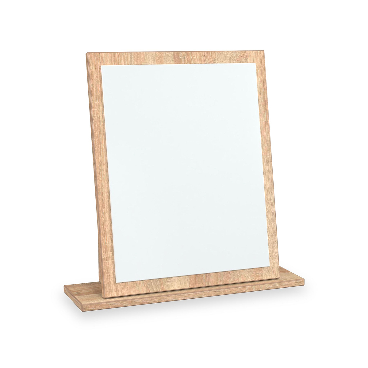 Henshaw Dressing Table Mirror White Oak from Roseland Furniture