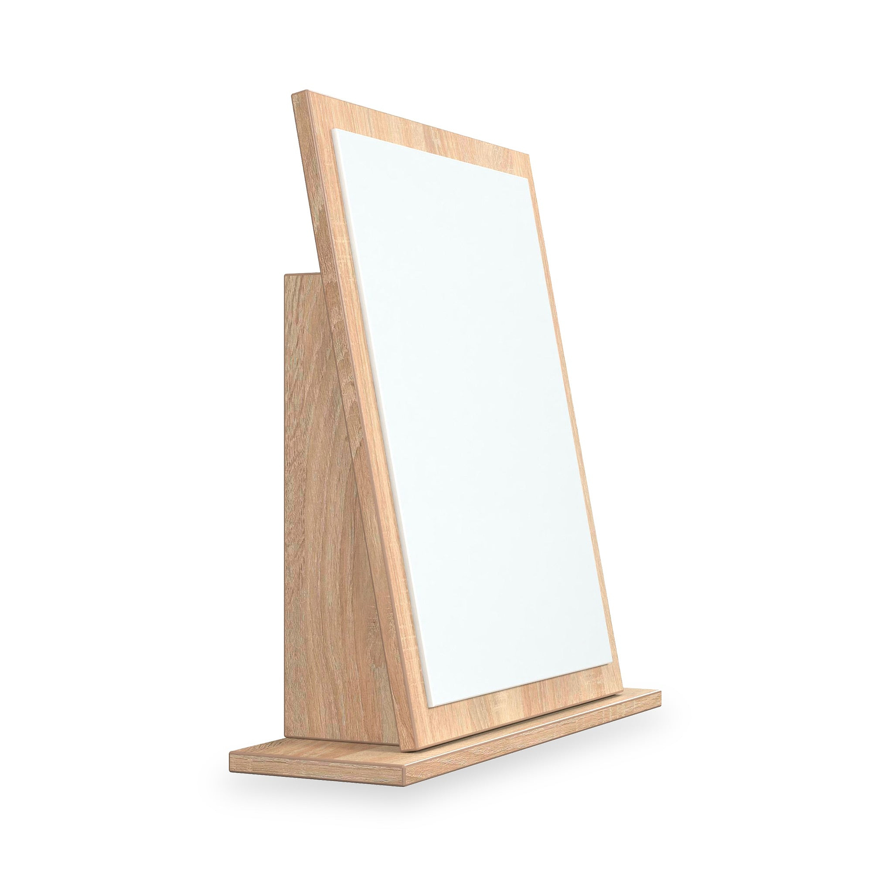 Henshaw Dressing Table Mirror White Oak from Roseland Furniture