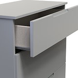 Henshaw 3 Drawer Deep Chest Dusk Grey from Roseland Furniture