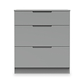 Henshaw 3 Drawer Deep Chest Dusk Grey from Roseland Furniture