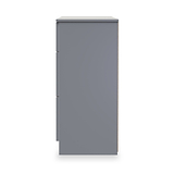 Henshaw 3 Drawer Deep Chest Dusk Grey from Roseland Furniture