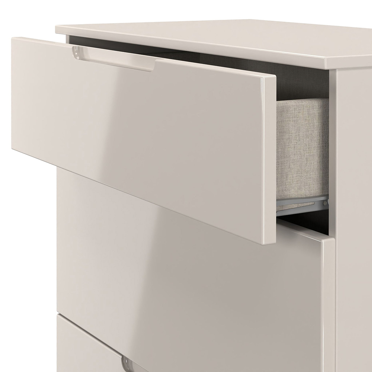 Henshaw Cashmere 3 Drawer Deep Chest from Roseland Furniture