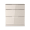 Henshaw Cashmere 3 Drawer Deep Chest from Roseland Furniture