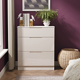 Henshaw Cashmere 3 Drawer Deep Chest from Roseland Furniture
