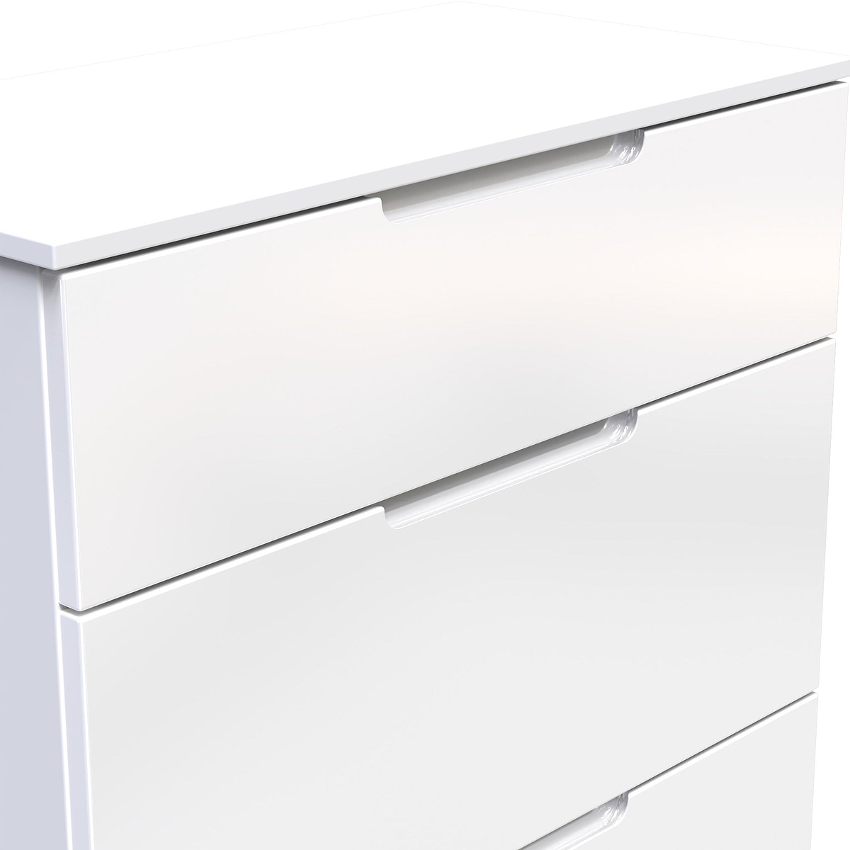 Henshaw 3 Drawer Deep Chest White from Roseland Furniture