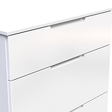 Henshaw 3 Drawer Deep Chest White from Roseland Furniture