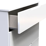 Henshaw 3 Drawer Deep Chest White from Roseland Furniture