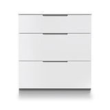 Henshaw 3 Drawer Deep Chest White from Roseland Furniture