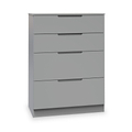 Henshaw 4 Drawer Deep Chest Dusk Grey from Roseland Furniture