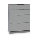 Henshaw 4 Drawer Deep Chest Dusk Grey from Roseland Furniture
