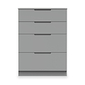 Henshaw 4 Drawer Deep Chest Dusk Grey from Roseland Furniture
