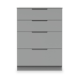 Henshaw 4 Drawer Deep Chest Dusk Grey from Roseland Furniture