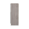 Henshaw Grey & Grey Oak 4 Drawer Deep Chest from Roseland Furniture