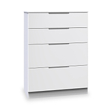 Henshaw 4 Drawer Deep Chest White from Roseland Furniture
