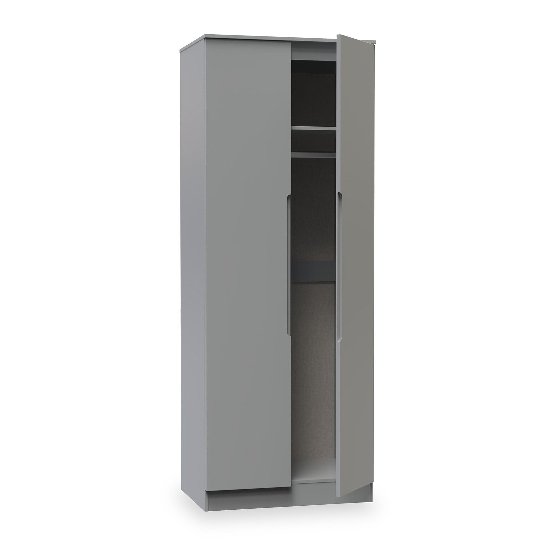 Henshaw Tall Double Wardrobe Dusk Grey from Roseland Furniture