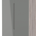 Henshaw Grey Oak Tall Double Wardrobe from Roseland Furniture
