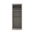 Henshaw Grey Oak Tall Double Wardrobe from Roseland Furniture