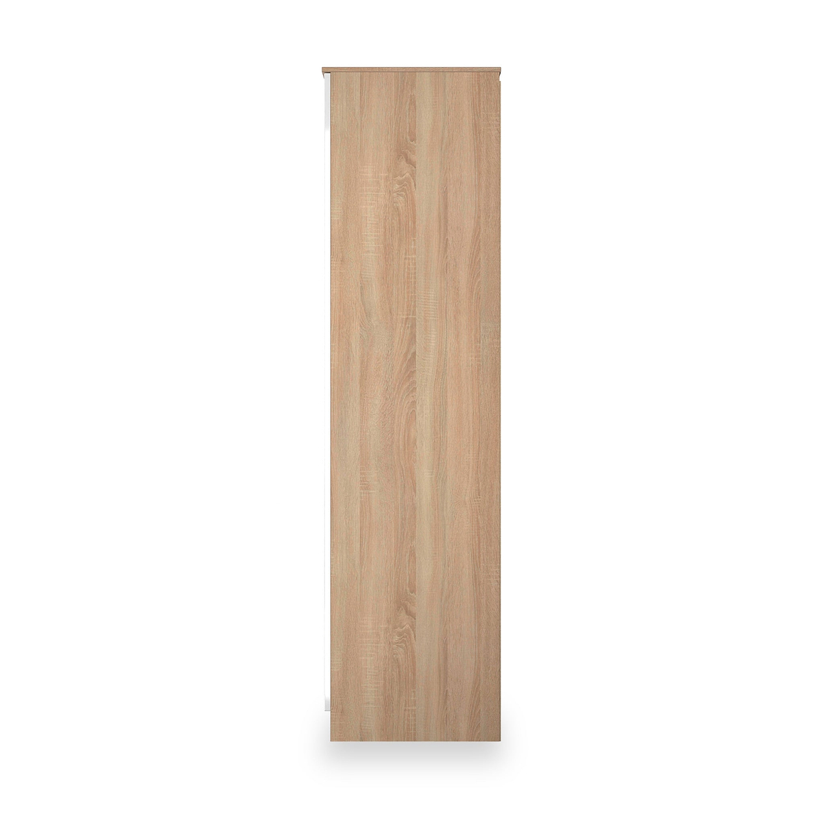 Henshaw Tall Double Wardrobe White Oak from Roseland Furniture