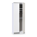 Henshaw Tall Double Wardrobe White Side1 from Roseland Furniture