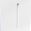 Henshaw Tall Double Wardrobe White Side1 from Roseland Furniture