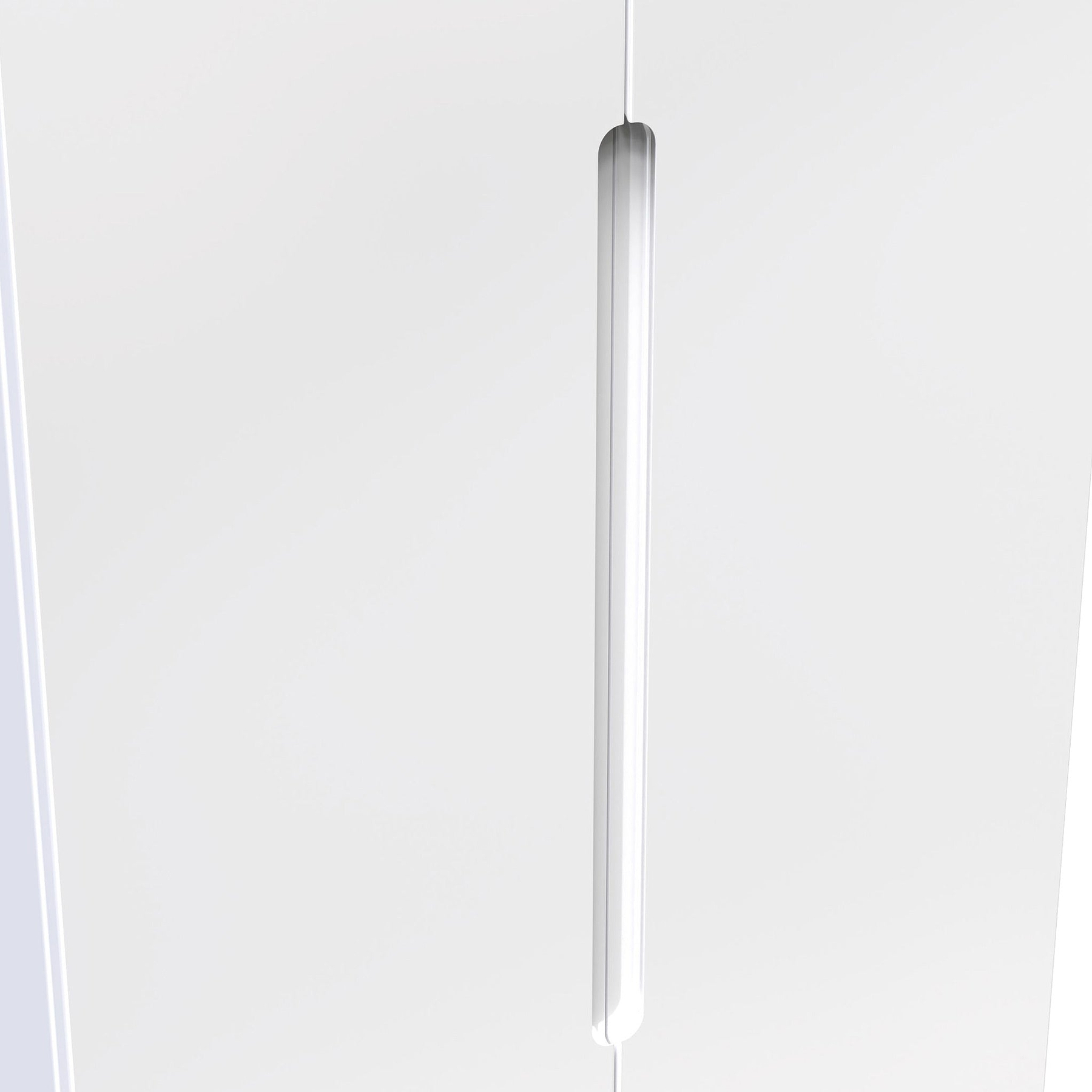 Henshaw Tall Double Wardrobe White Side1 from Roseland Furniture