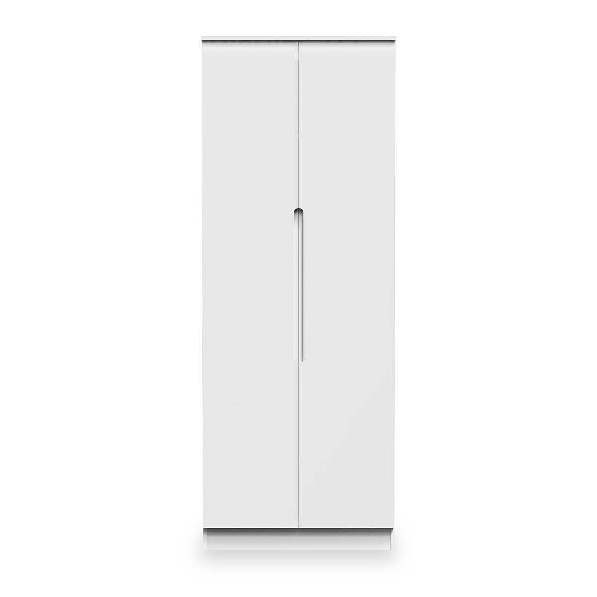 Henshaw Tall Double Wardrobe White Side1 from Roseland Furniture