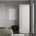 Henshaw Tall Double Wardrobe White Side1 from Roseland Furniture