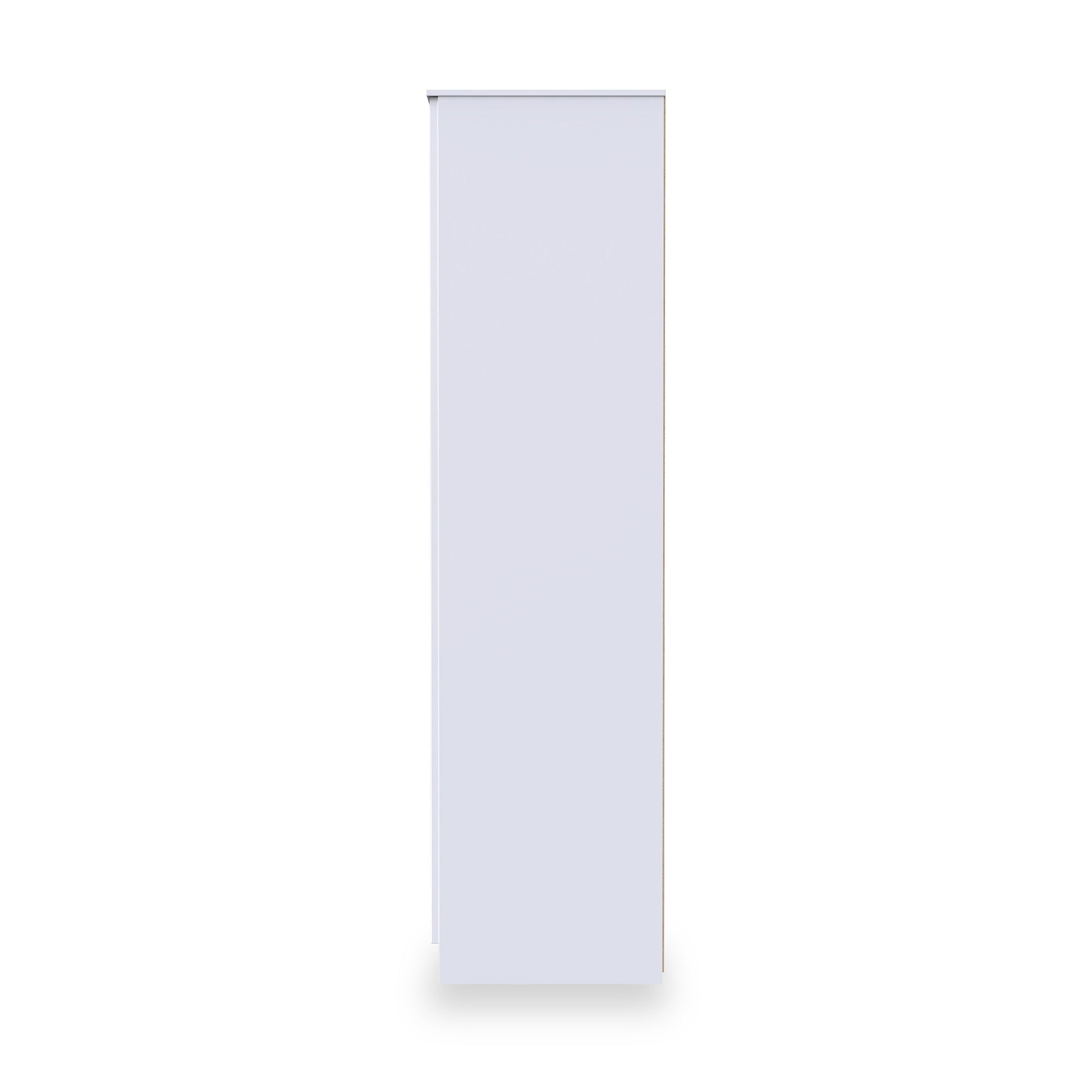 Henshaw Tall Double Wardrobe White Side1 from Roseland Furniture