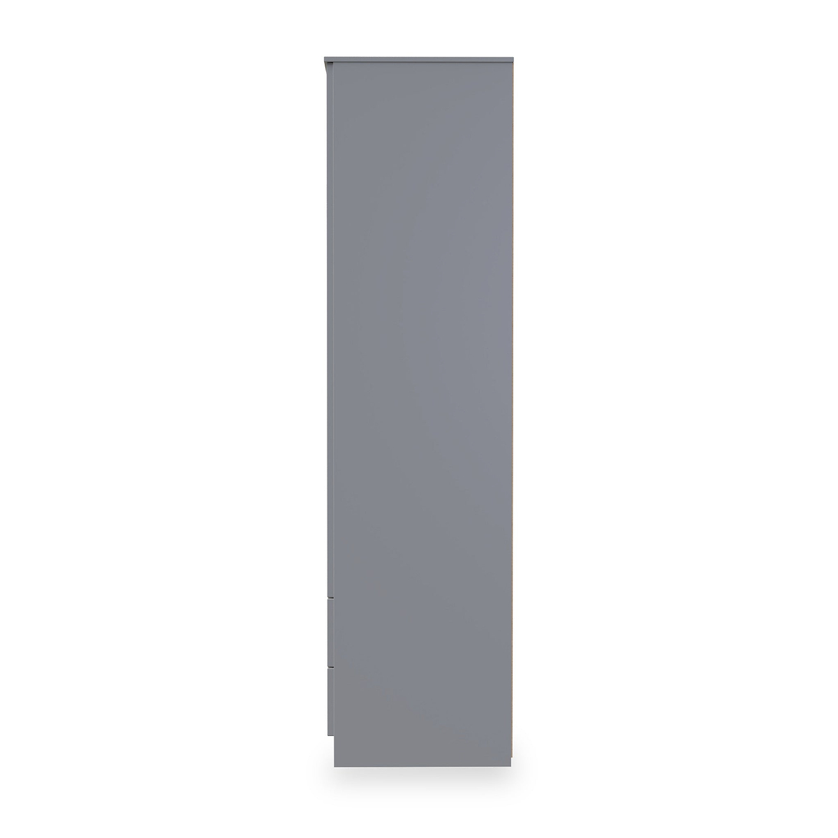 Henshaw 2 Drawer Double Wardrobe Dusk Grey from Roseland Furniture