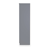 Henshaw 2 Drawer Double Wardrobe Dusk Grey from Roseland Furniture