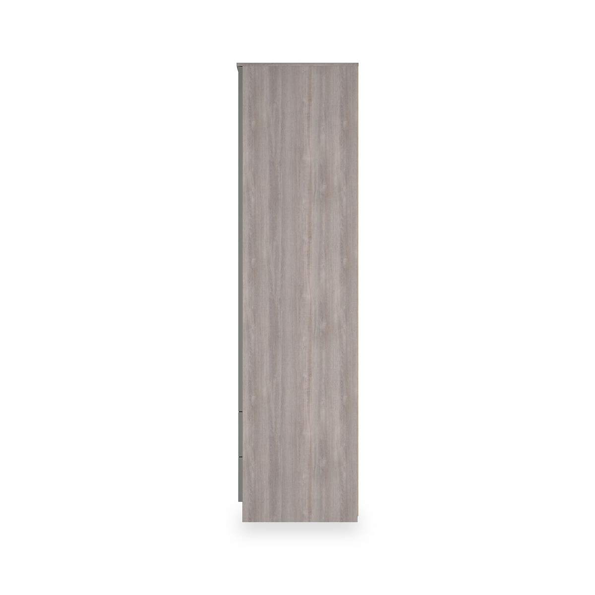 Henshaw Grey Oak 2 Drawer Double Wardrobe from Roseland Furniture