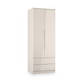 Henshaw Cashmere 2 Drawer Double Wardrobe from Roseland Furniture