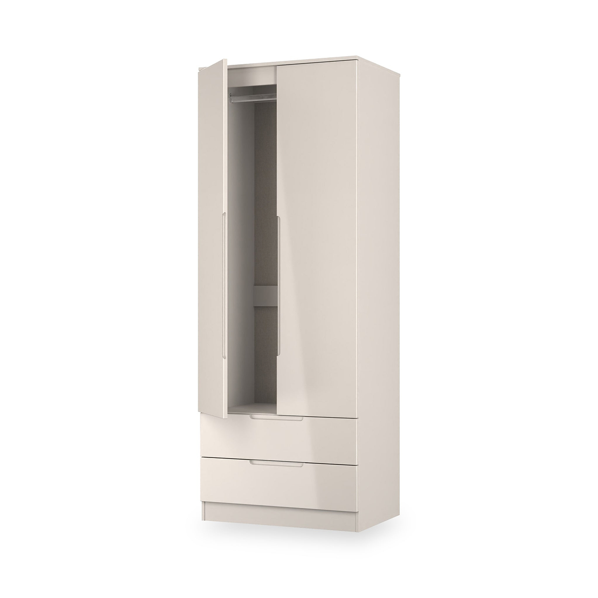 Henshaw Cashmere 2 Drawer Double Wardrobe from Roseland Furniture