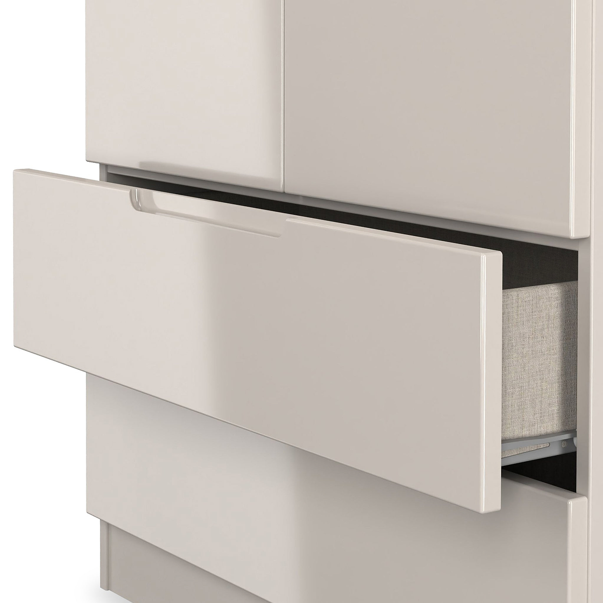 Henshaw Cashmere 2 Drawer Double Wardrobe from Roseland Furniture