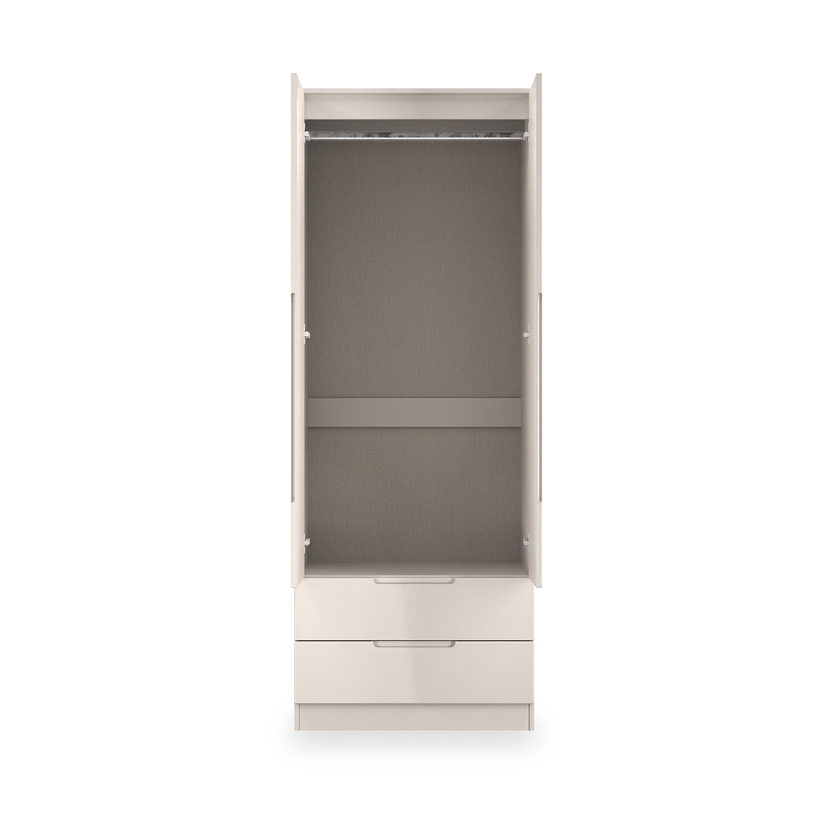 Henshaw Cashmere 2 Drawer Double Wardrobe from Roseland Furniture