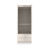 Henshaw Cashmere 2 Drawer Double Wardrobe from Roseland Furniture