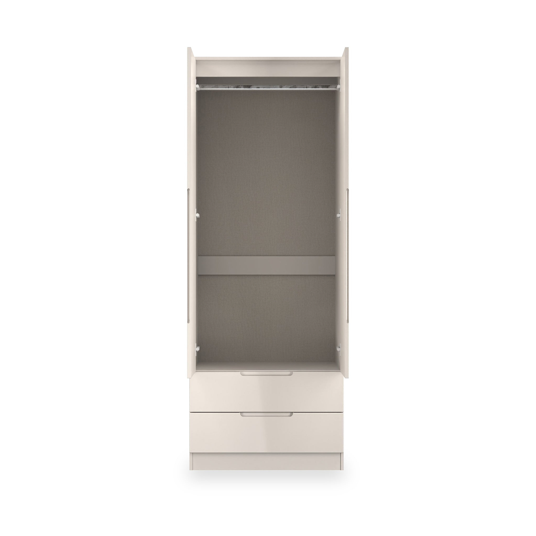 Henshaw Cashmere 2 Drawer Double Wardrobe from Roseland Furniture